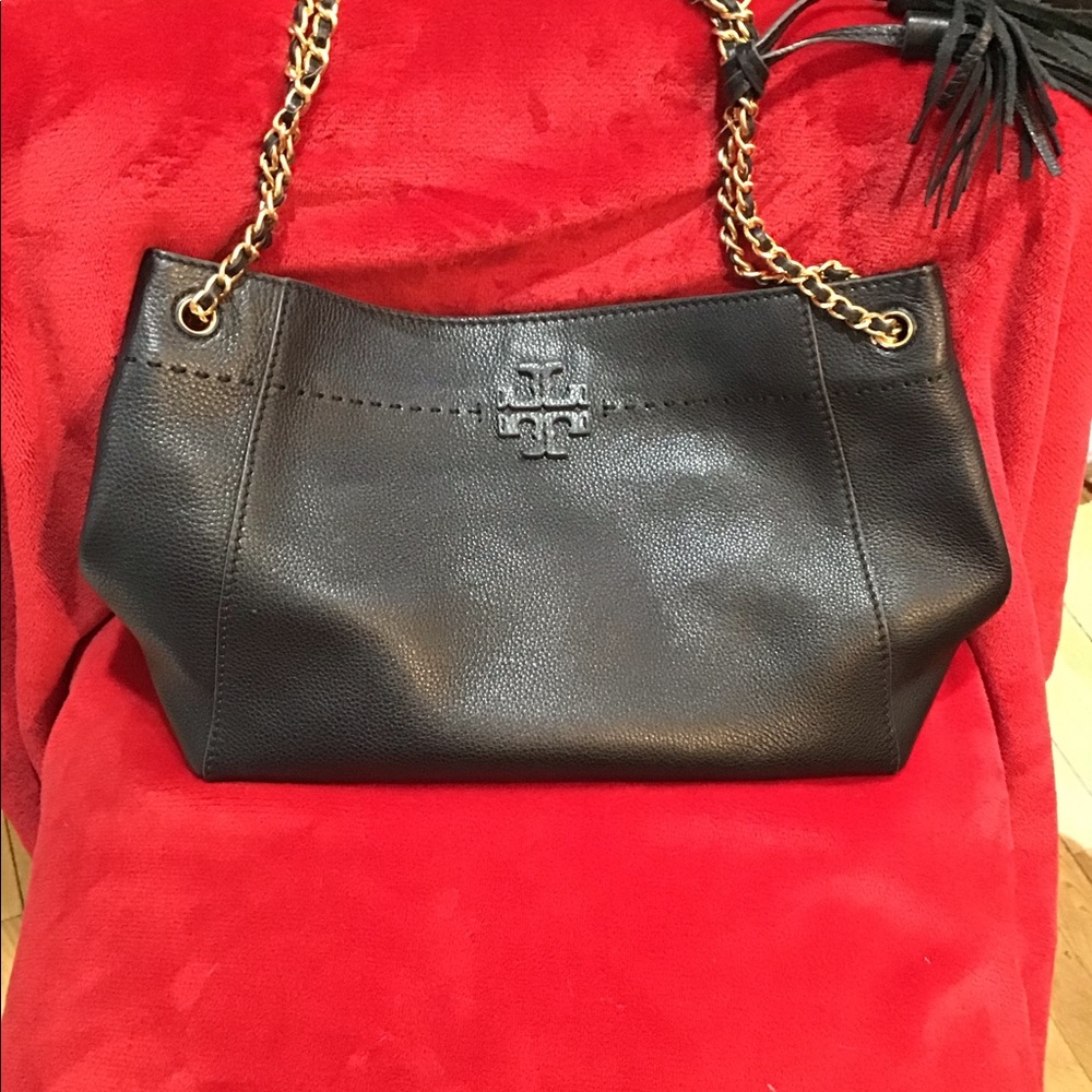 Tory Burch Mcgraw Slouchy Tassel Chain Tote